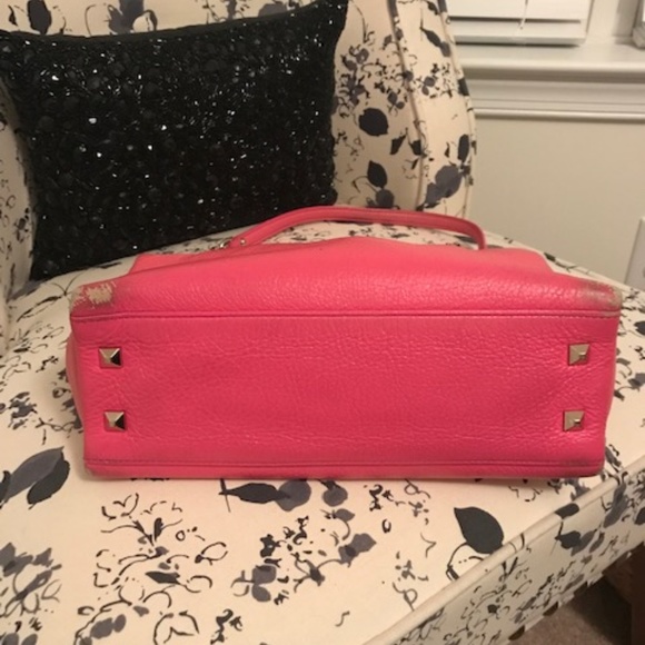 Kate Spade Pink Pebble Leather Handbag - Picture 4 of 4